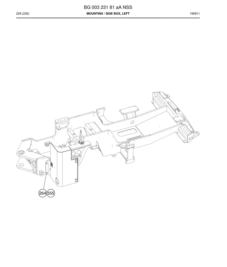 BG00323181a BG 003 231 81a Mounting - Sandvik Technical Drawing
