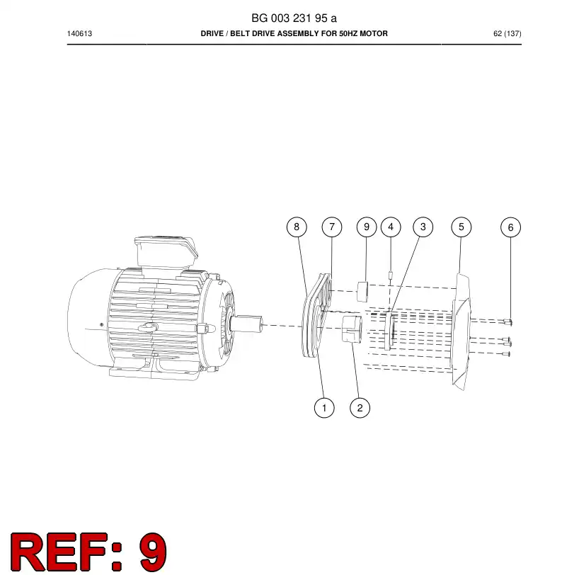 BG00323194a BG 003 231 94a Bushing - Sandvik Technical Drawing