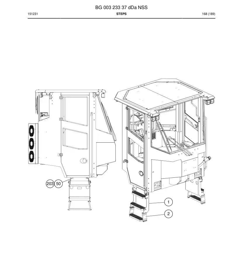 BG00323337d BG 003 233 37d Steps - Sandvik Technical Drawing