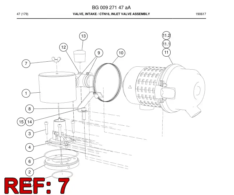 BG00323875a BG 003 238 75a Nut, Wing - Sandvik Technical Drawing