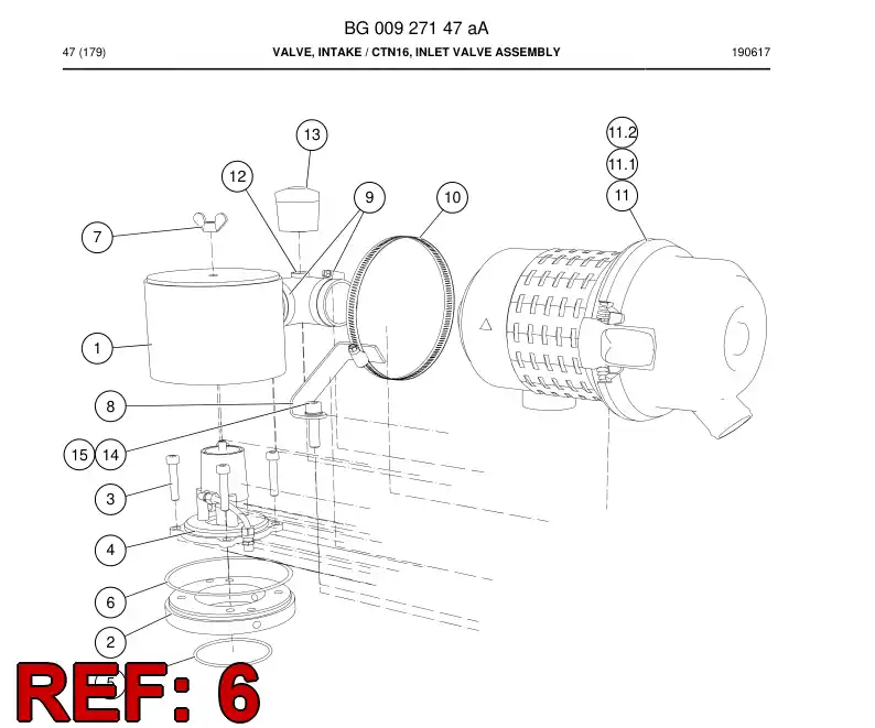 BG00323876a BG 003 238 76a Seal, O-Ring - Sandvik Technical Drawing