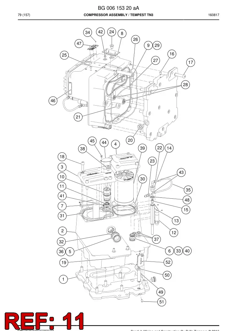 BG00323883a BG 003 238 83a VLVULA, CARCAA - Sandvik Technical Drawing