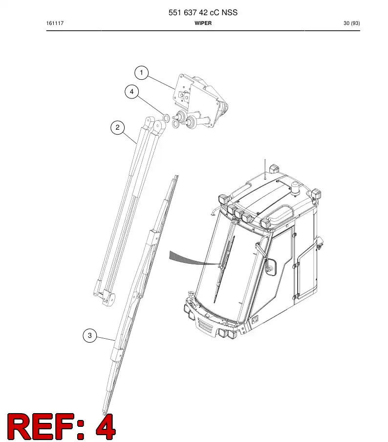 BG00325313a BG 003 253 13a Washer, Rubber - Sandvik Technical Drawing