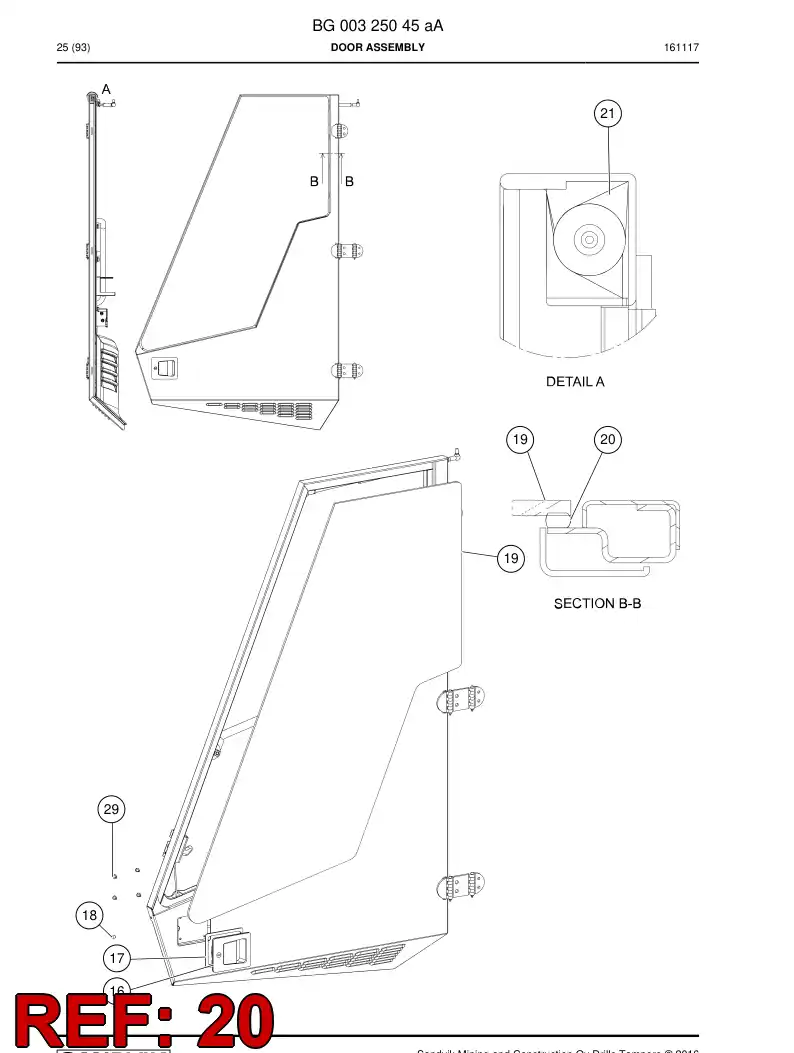 BG00327456a BG 003 274 56a Sealant - Sandvik Technical Drawing