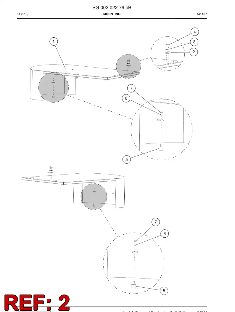 BG00328032a BG 003 280 32a Plate - Sandvik Technical Drawing
