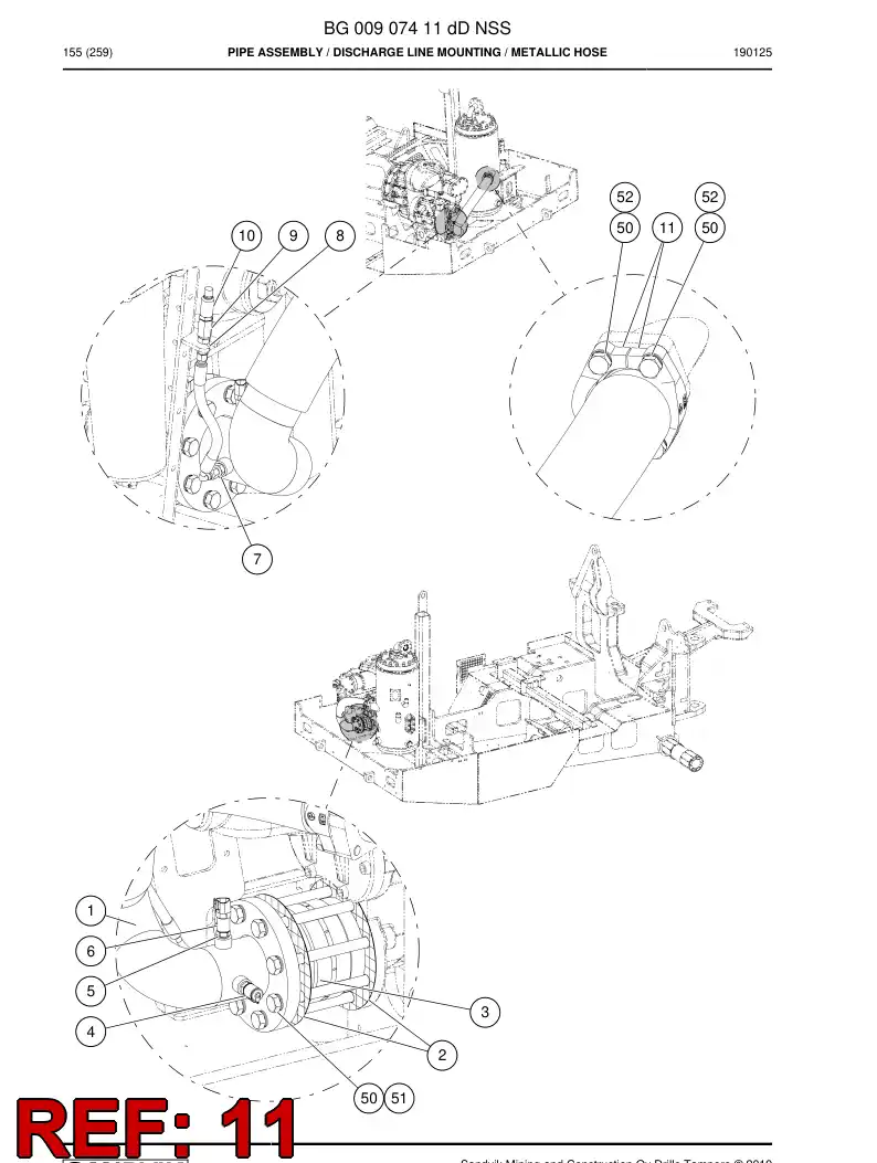 BG00329204a BG 003 292 04a Flange, Half - Sandvik Technical Drawing