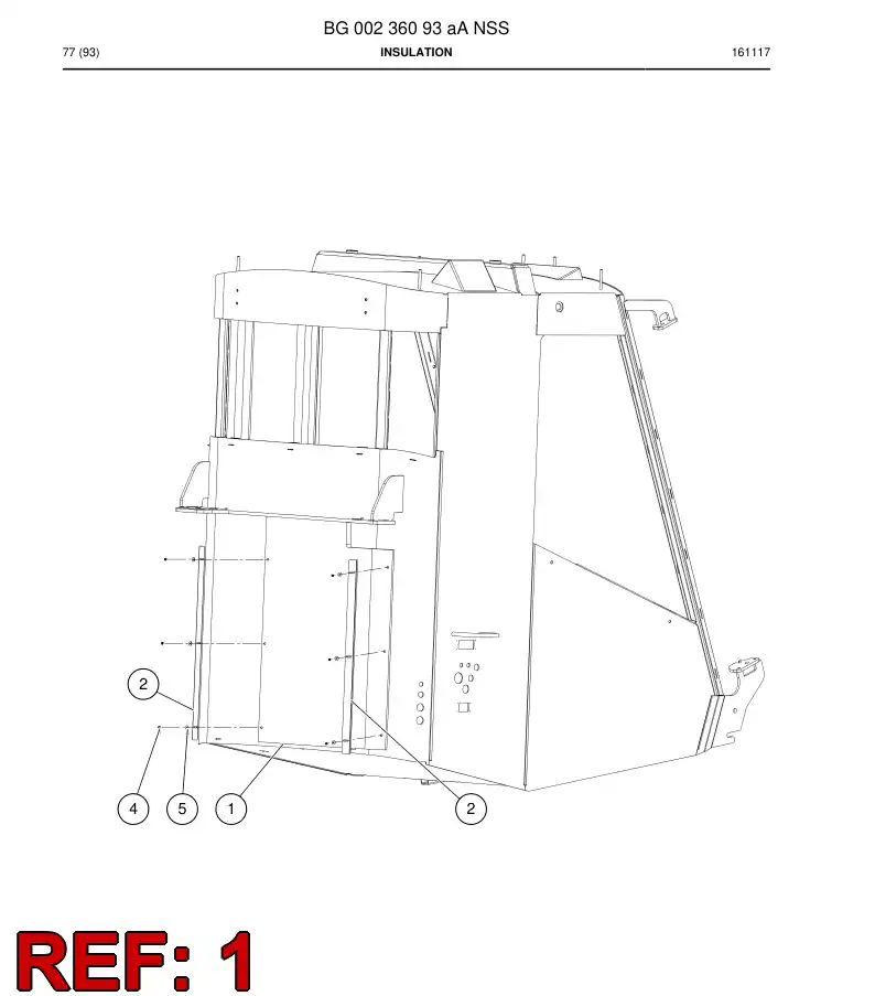 BG00329286a BG 003 292 86a Insulation - Sandvik Technical Drawing