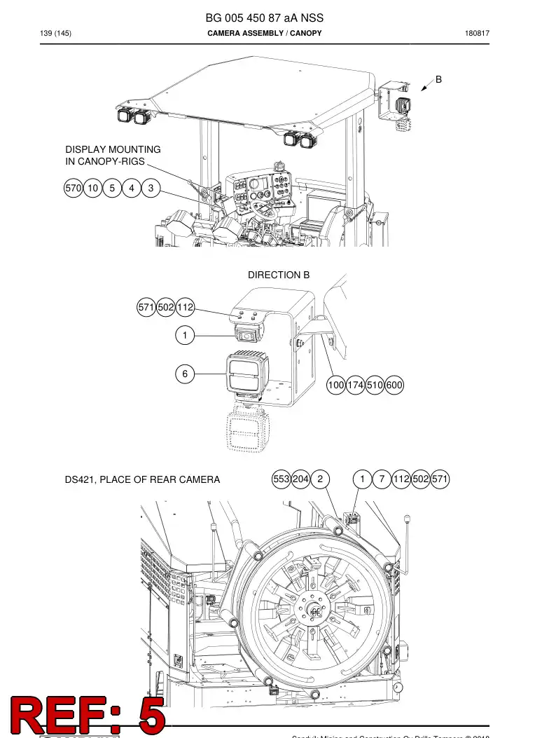 BG00329942a BG 003 299 42a Assembly - Sandvik Technical Drawing