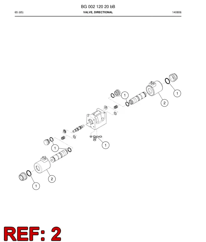 BG00334355a BG 003 343 55a SOLENOIDE - Sandvik Technical Drawing