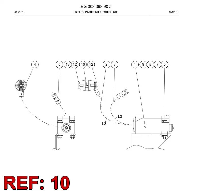 BG00339818a BG 003 398 18a Insulator - Sandvik Technical Drawing