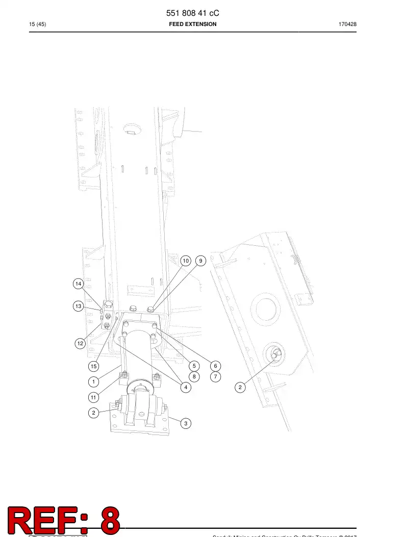 BG00340628a BG 003 406 28a Plate - Sandvik Technical Drawing