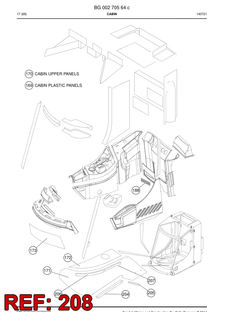 BG00341084a BG 003 410 84a Insulation - Sandvik Technical Drawing