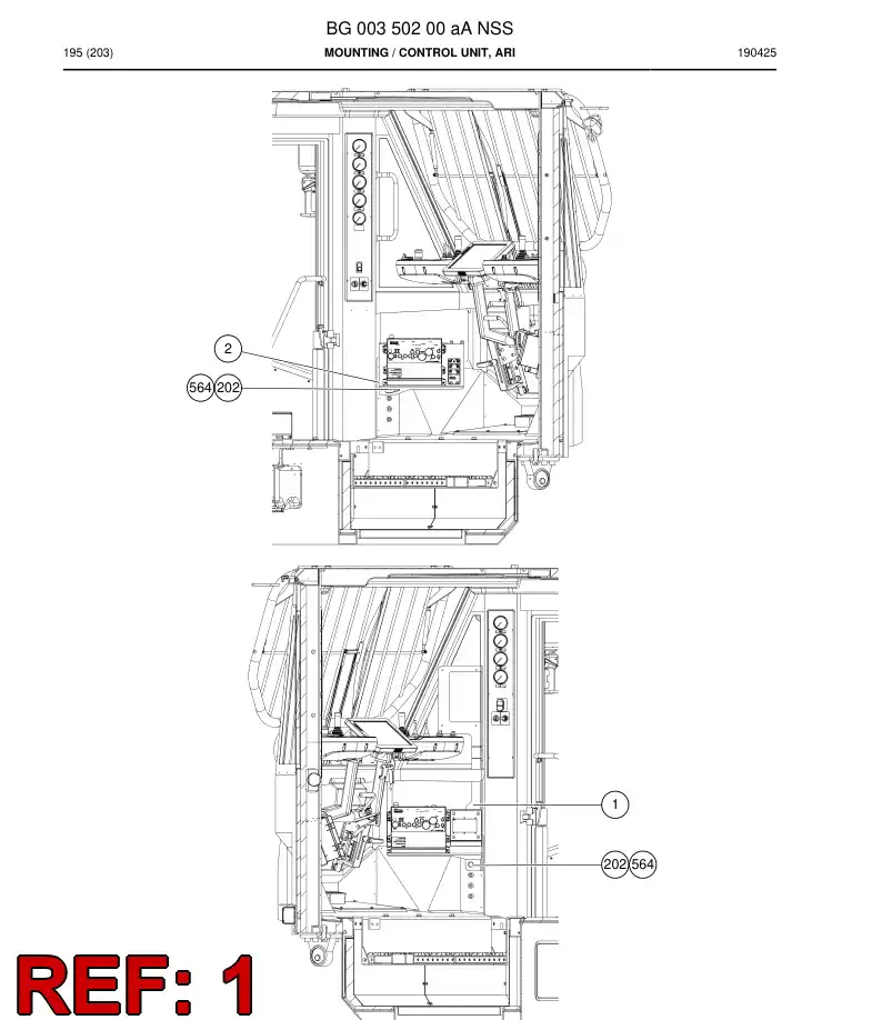 BG00343217a BG 003 432 17a Bracket - Sandvik Technical Drawing