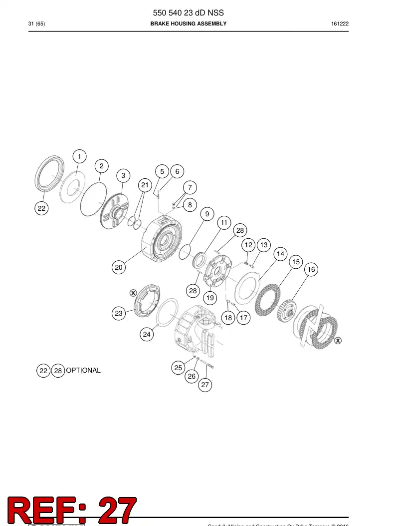 BG00343654a BG 003 436 54a Bolt - Sandvik Technical Drawing