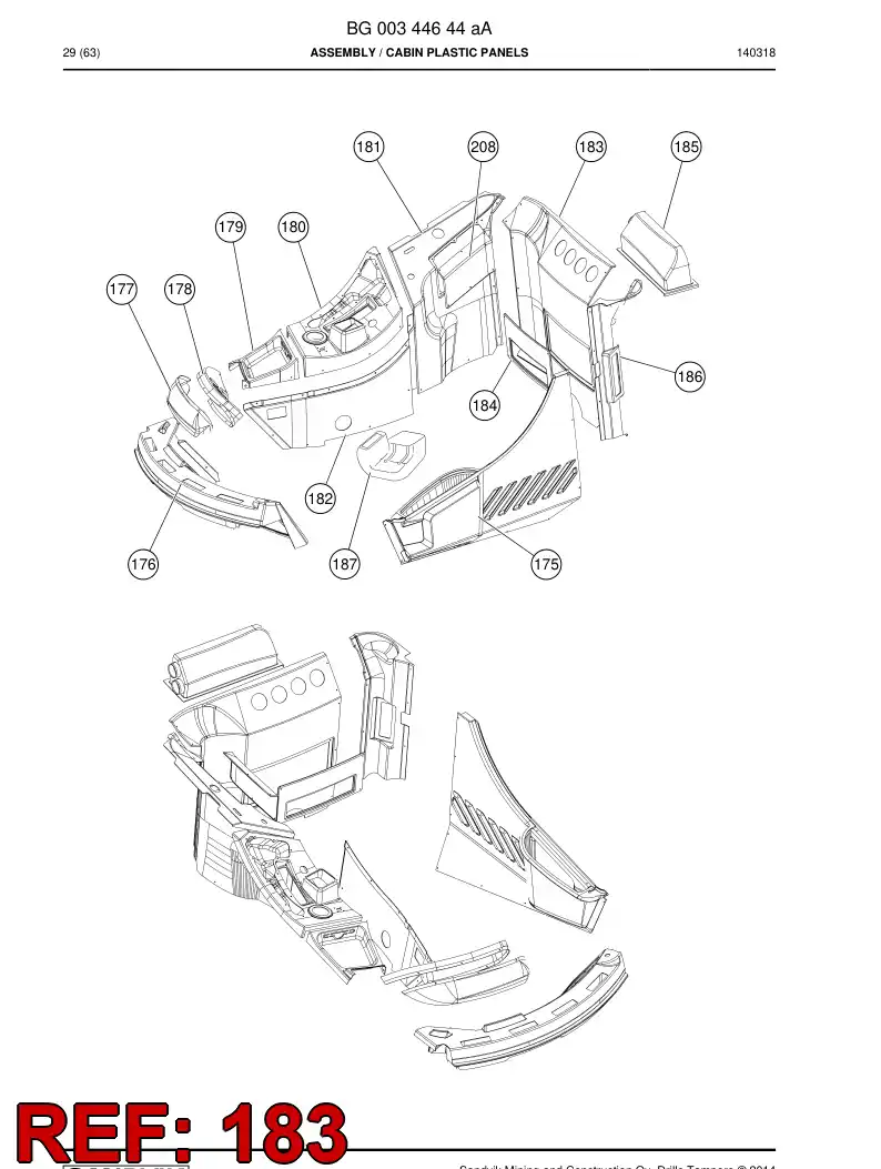 BG00345250a BG 003 452 50a PRING - Sandvik Technical Drawing