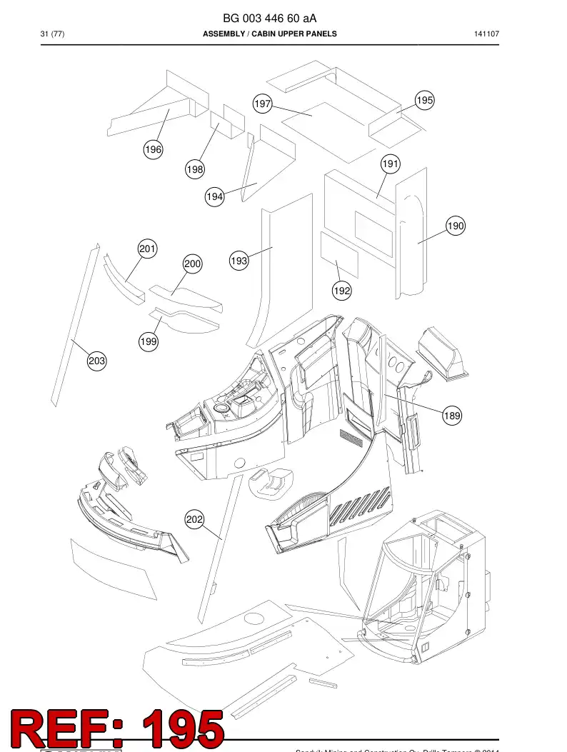BG00345308a BG 003 453 08a PRING - Sandvik Technical Drawing