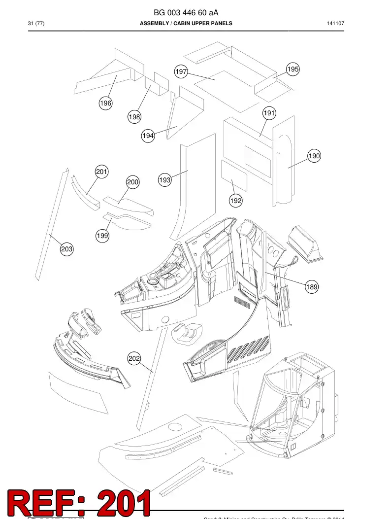 BG00345324a BG 003 453 24a PRING - Sandvik Technical Drawing