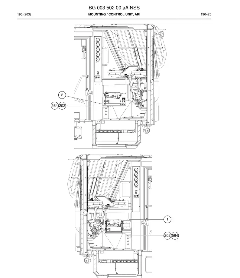 BG00350200a BG 003 502 00a Mounting - Sandvik Technical Drawing