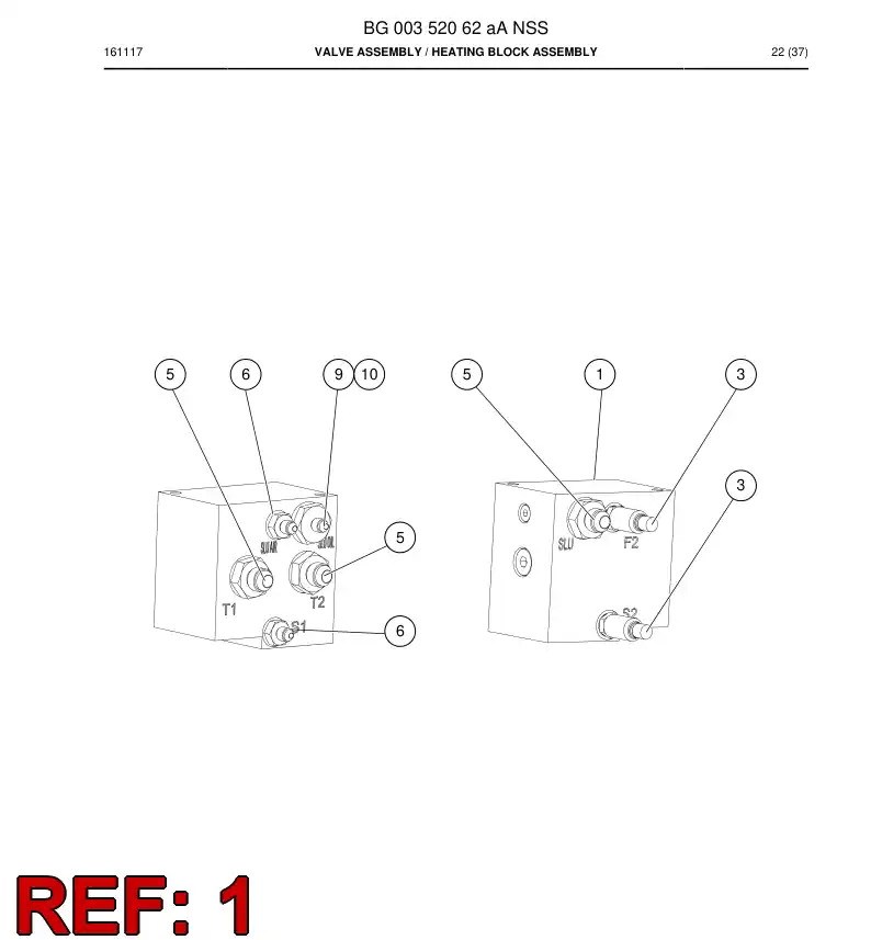 BG00351831a BG 003 518 31a Section - Sandvik Technical Drawing