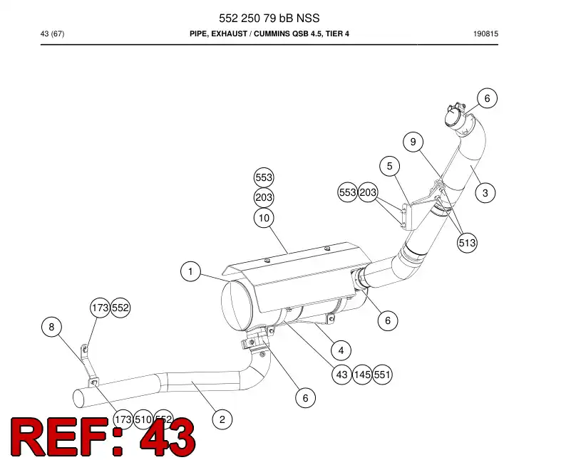 BG00352523a BG 003 525 23a Strap - Sandvik Technical Drawing
