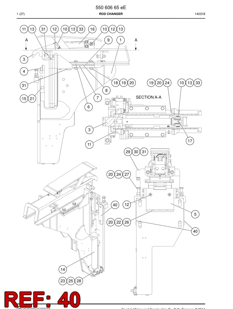 BG00353249a BG 003 532 49a Plate - Sandvik Technical Drawing