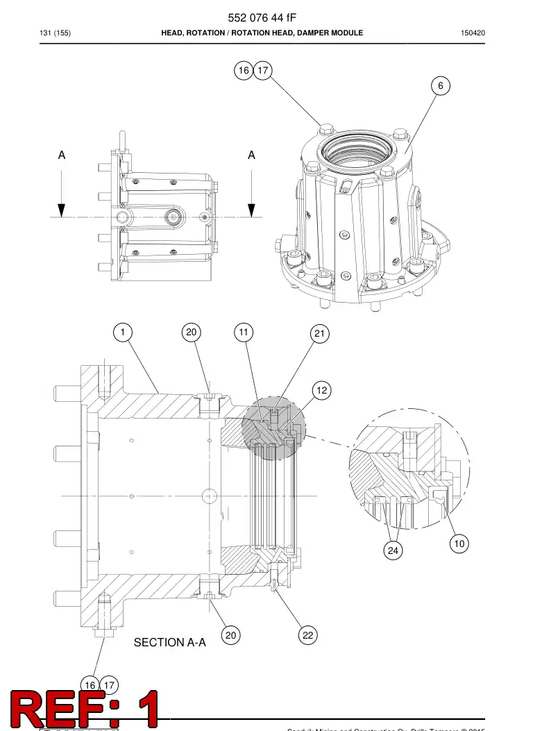 BG00359034a BG 003 590 34a Cover - Sandvik Technical Drawing