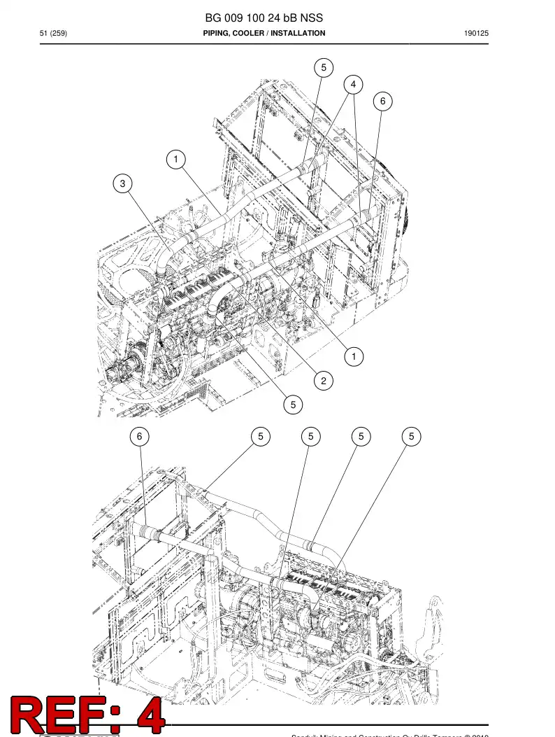 BG00371125a BG 003 711 25a Hose, Rubber - Sandvik Technical Drawing