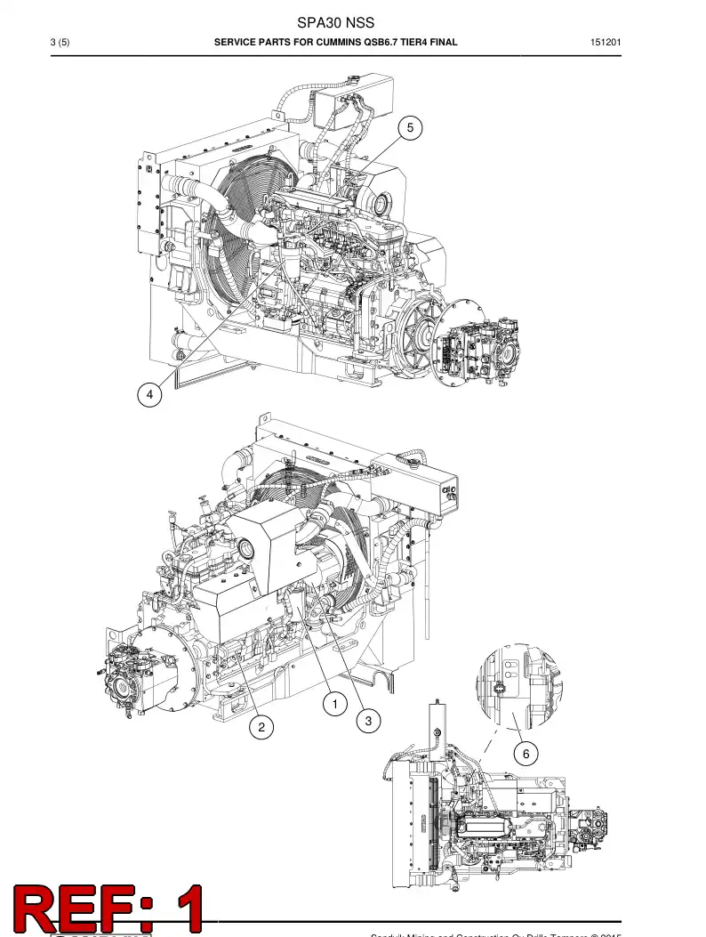 BG00371155a BG 003 711 55a Filter, oil - Sandvik Technical Drawing