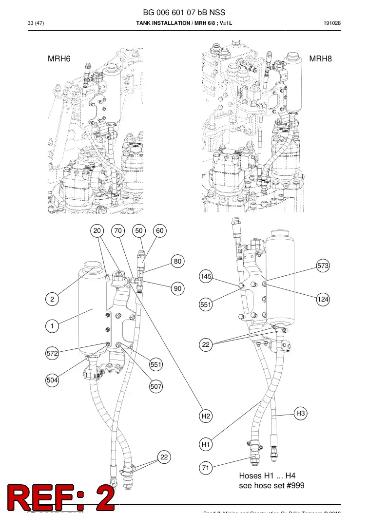 BG00372032a BG 003 720 32a Cap, Filling - Sandvik Technical Drawing