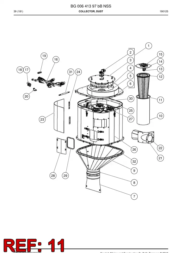 BG00372050a BG 003 720 50a Seal - Sandvik Technical Drawing