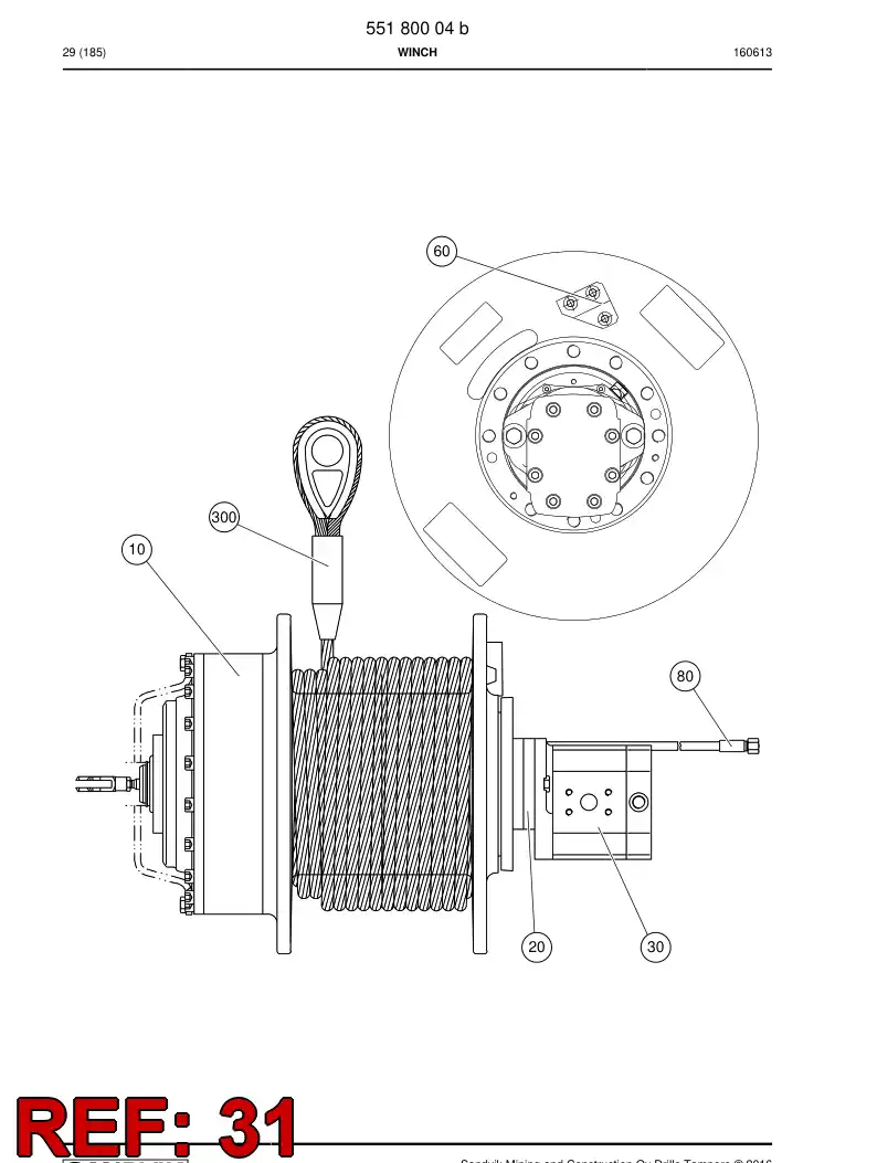 BG00376365a BG 003 763 65a Seal Kit - Sandvik Technical Drawing