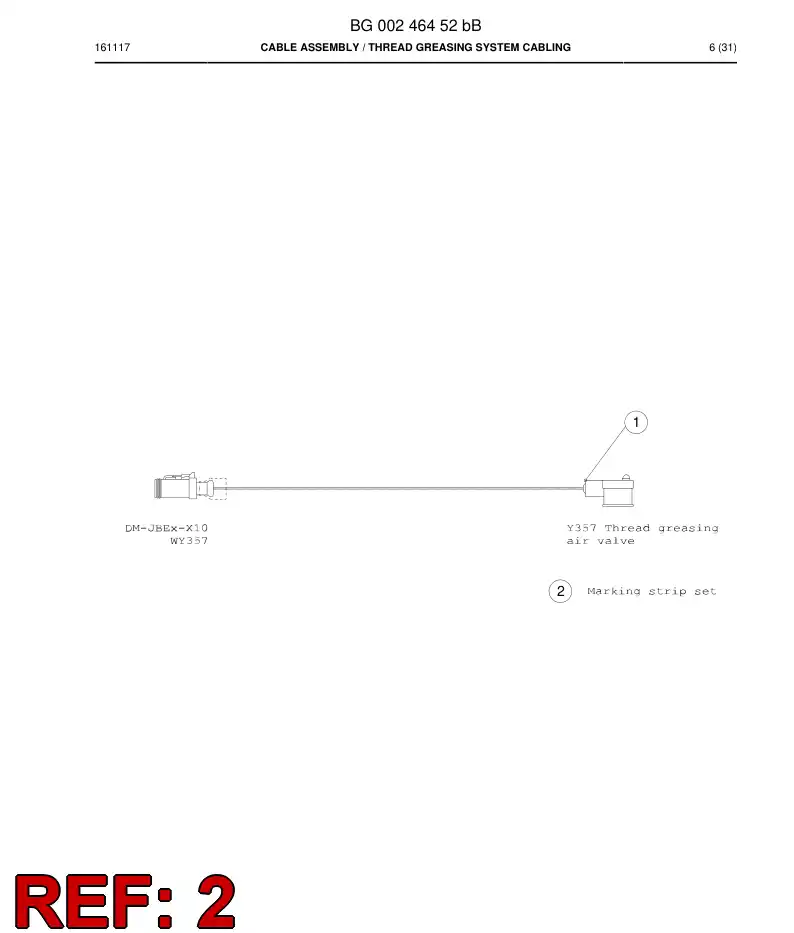 BG00376478a BG 003 764 78a Strip, Marking - Sandvik Technical Drawing
