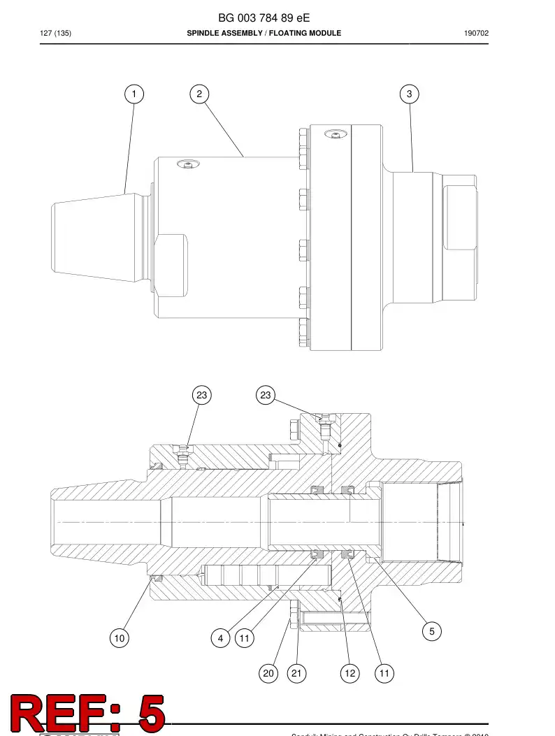 BG00378493c BG 003 784 93c Tube - Sandvik Technical Drawing
