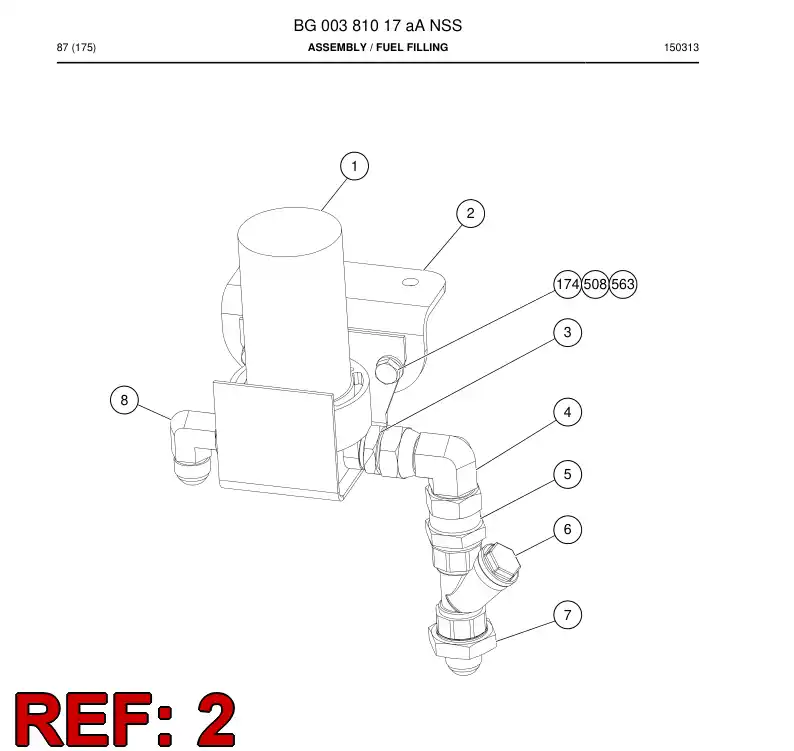 BG00378622a BG 003 786 22a Bracket - Sandvik Technical Drawing