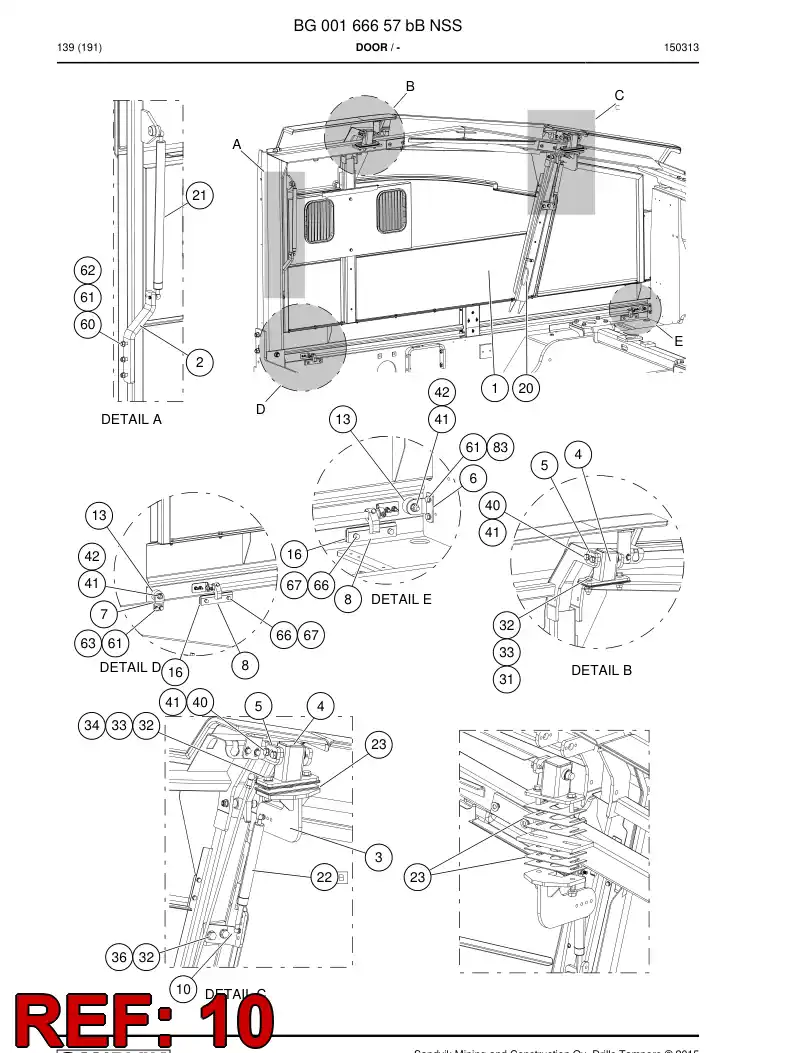 BG00382478a BG 003 824 78a Block, Supporting - Sandvik Technical Drawing