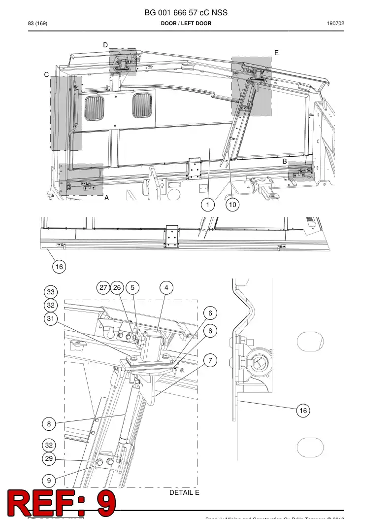 BG00382478b BG 003 824 78b Block, Supporting - Sandvik Technical Drawing