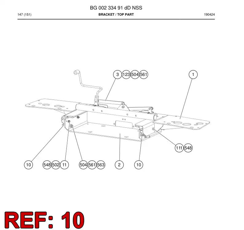 BG00384832a BG 003 848 32a Slide - Sandvik Technical Drawing