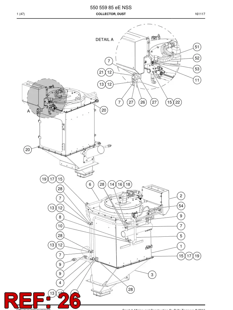 BG00390956a BG 003 909 56a Clamp, Block - Sandvik Technical Drawing