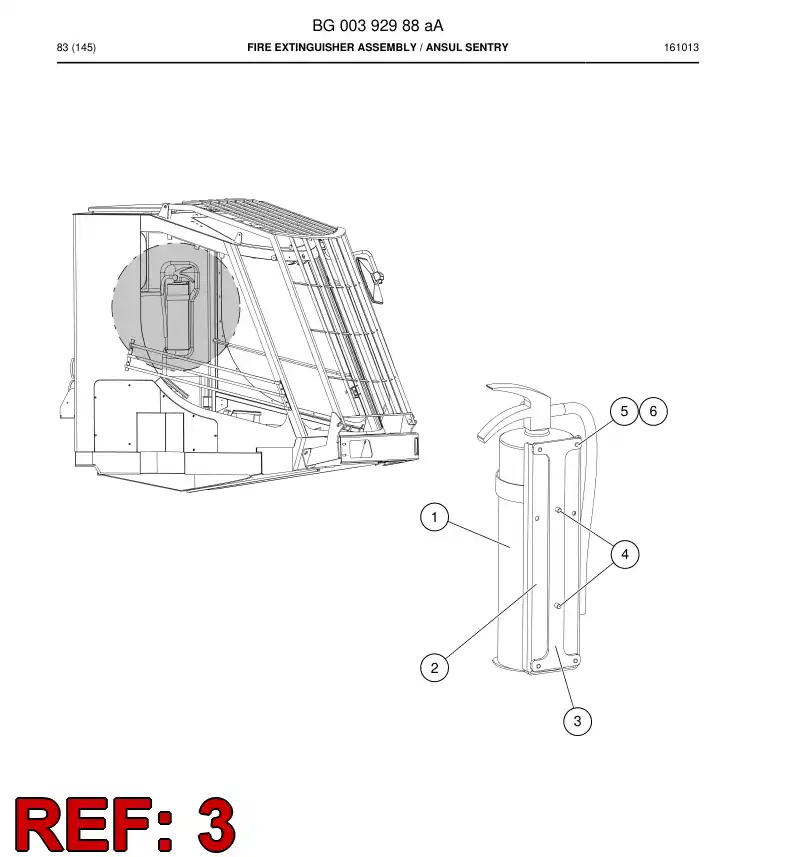 BG00392466b BG 003 924 66b Plate - Sandvik Technical Drawing