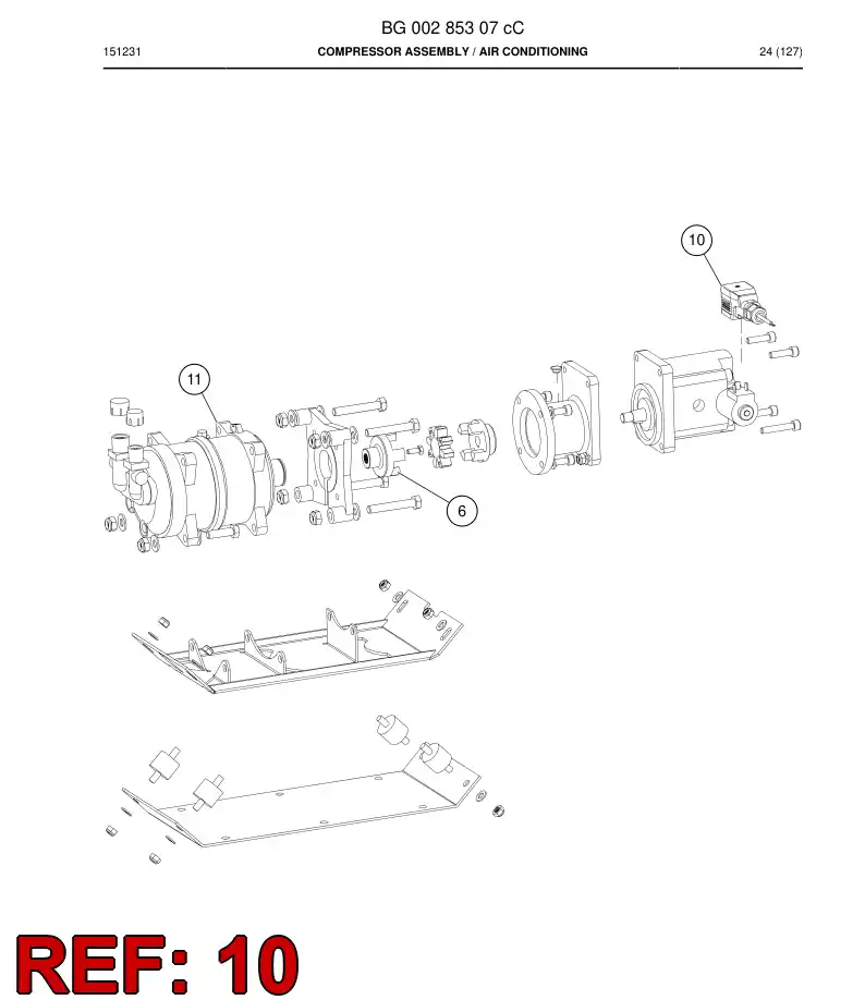 BG00395759a BG 003 957 59a Valve, Proportional - Sandvik Technical Drawing
