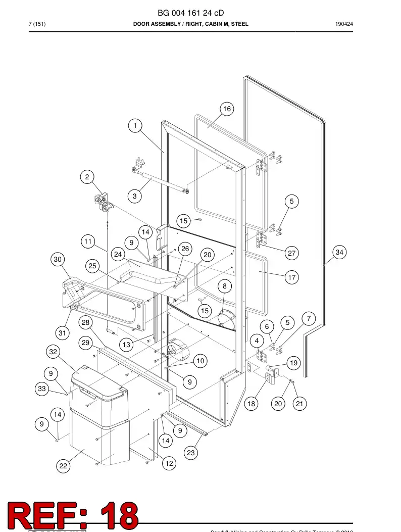 BG00398095a BG 003 980 95a Limiter - Sandvik Technical Drawing