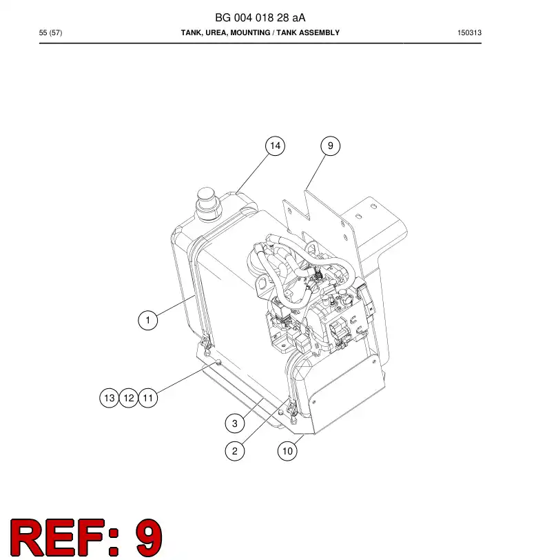 BG00403981a BG 004 039 81a Support - Sandvik Technical Drawing