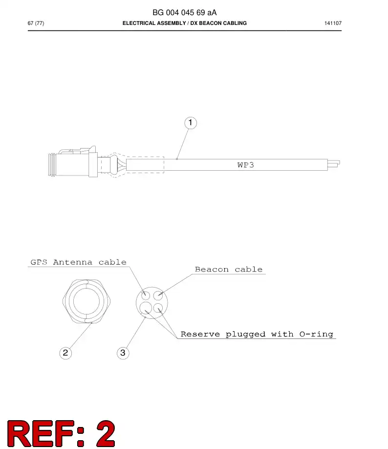 BG00404482a BG 004 044 82a PRENSAESTOPAS, CABLE, PLSTICO - Sandvik Technical Drawing