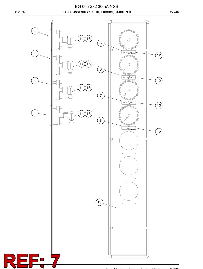 BG00404668a BG 004 046 68a Decal - Sandvik Technical Drawing