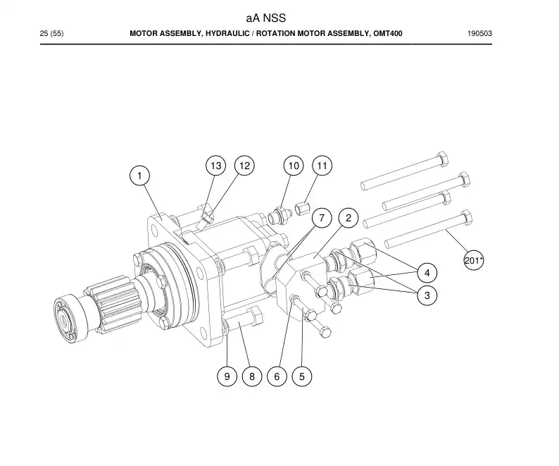 BG00407291a BG 004 072 91a Bolt, Hexagon - Sandvik Technical Drawing