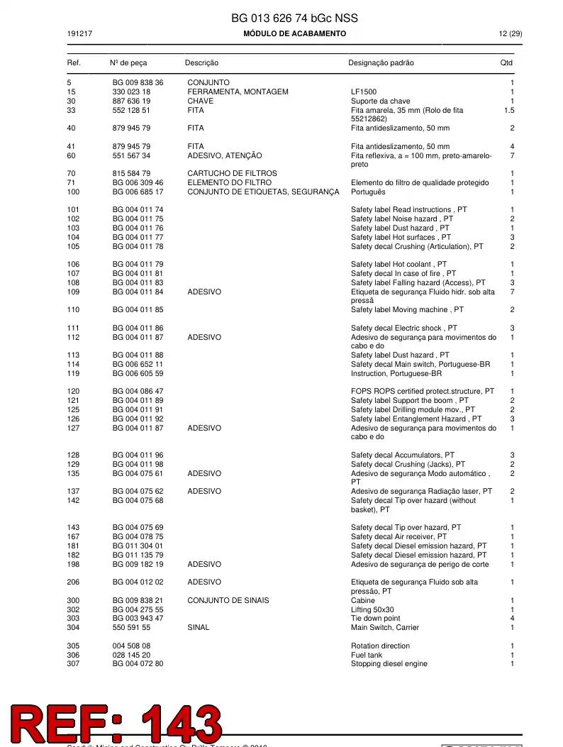 BG00407569b BG 004 075 69b  - Sandvik Technical Drawing