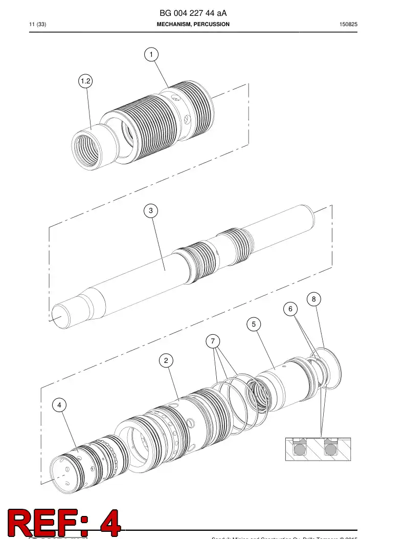 BG00411246a BG 004 112 46a Distributor - Sandvik Technical Drawing