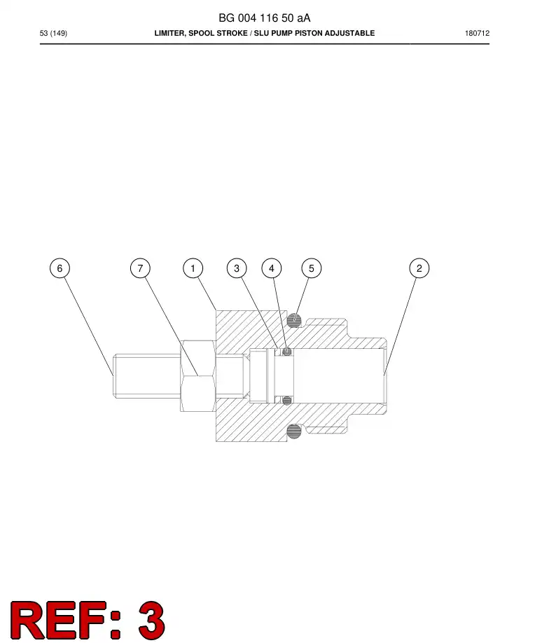 BG00411871a BG 004 118 71a Ring, Backup - Sandvik Technical Drawing