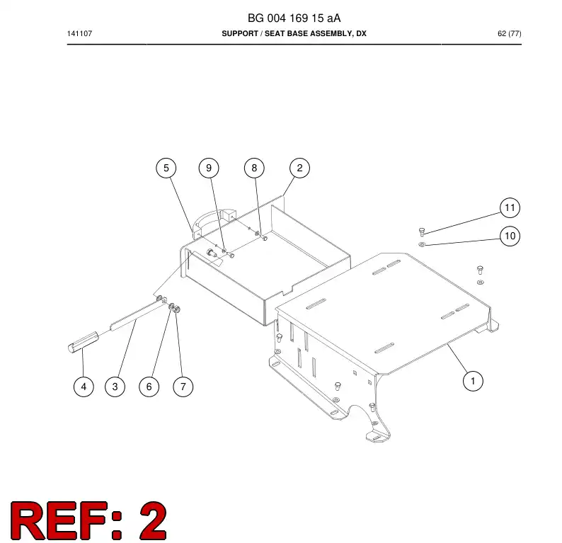 BG00416771a BG 004 167 71a Cabinet - Sandvik Technical Drawing