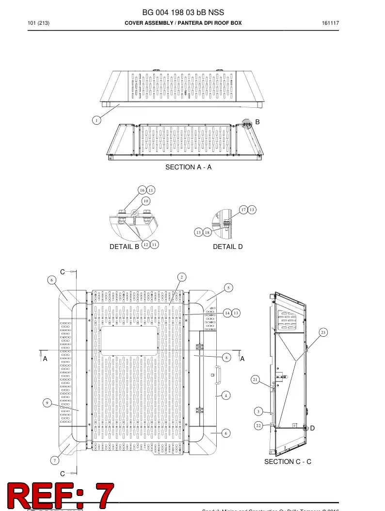 BG00419758a BG 004 197 58a Corner - Sandvik Technical Drawing